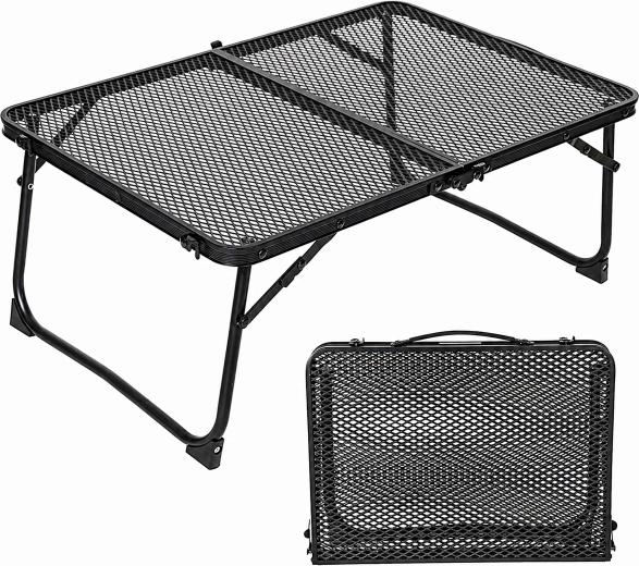 Sammenklappeligt campingbord 60 × 40 cm
