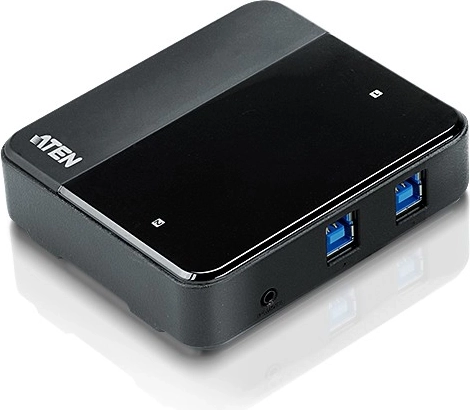Aten USB 3.0-switch til 2 computere og 4 enheder