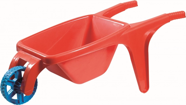 Androni trillebør XL, dyb – længde 69 cm – Rød