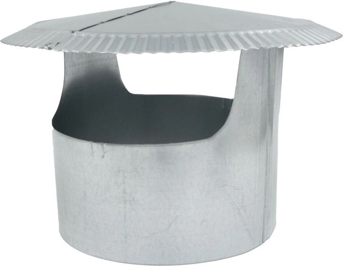 Skorstenhætte 160 mm, galvaniseret