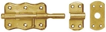 Skudrigle med rund skyder 100 × 60 mm, krom