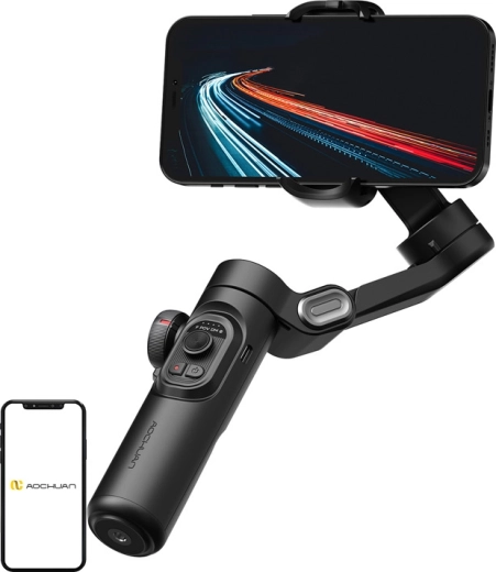 AOCHUAN Smart XE 3-akset smartphone-stabilisator sort