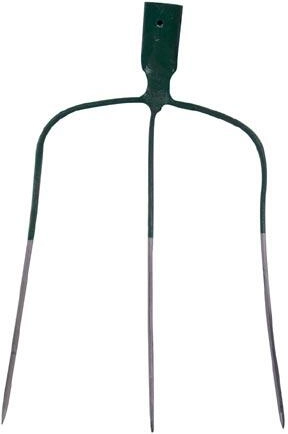 Bayerske høtyve med 3 tænder uden skaft