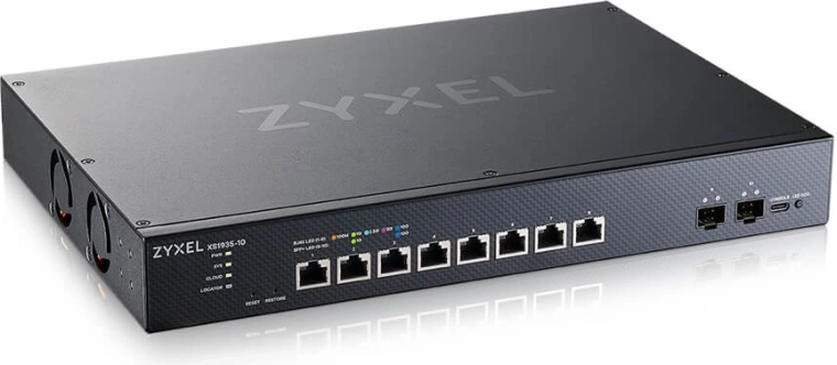 Zyxel XS1935-10 multigigabit-smart-managed-switch med 8 porte og 2× SFP+-uplinks