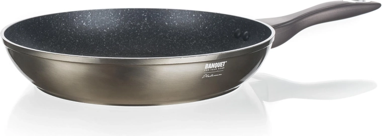 Aluminiumpande 28 cm med nonstick-belægning METALLIC PLATINUM
