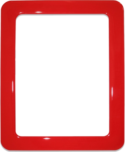 Magnetisk selvklæbende ramme i størrelsen 19,0 x 23,8 cm - rød
