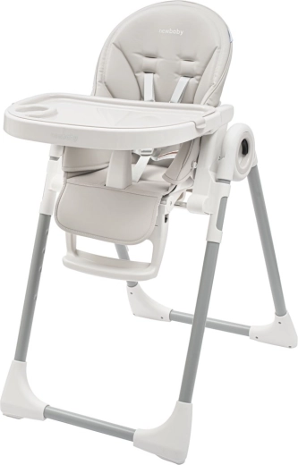 Højstol NEW BABY Iris, varm grå