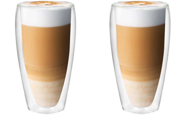 Termiske glas med dobbeltvæg 430 ml – sæt med 2 stk.