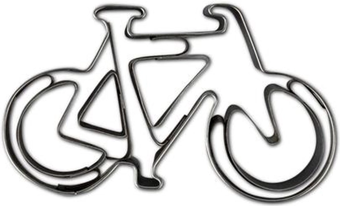 Udstiksform til småkager – hjul, 7–8 cm, sølvfarvet