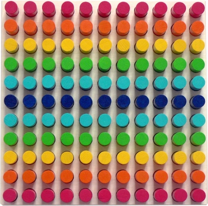 Hess motorisk mosaik farverig