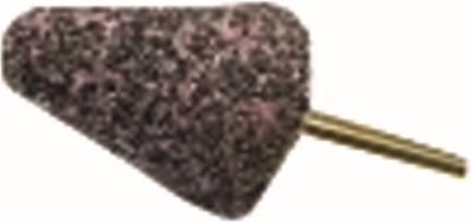 Slibelegeme i kegleform med afrundet spids 16 × 40 mm, korn 60, skaft 6 mm