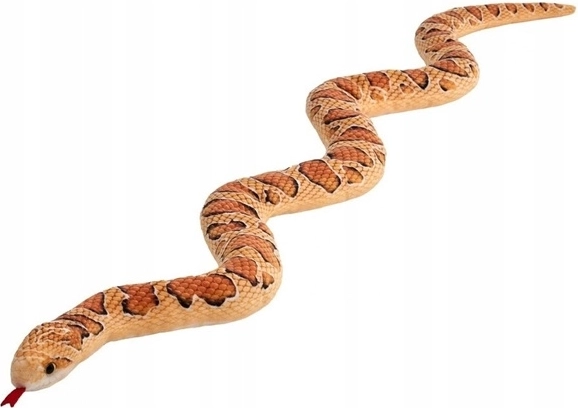 Orange zigzagbølgeslange 100 cm