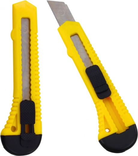 Gul segmentkniv 20 mm