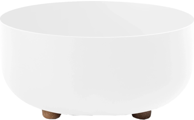 Sofia blomsterskål 30 cm hvid