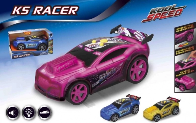 Racer auto – blå