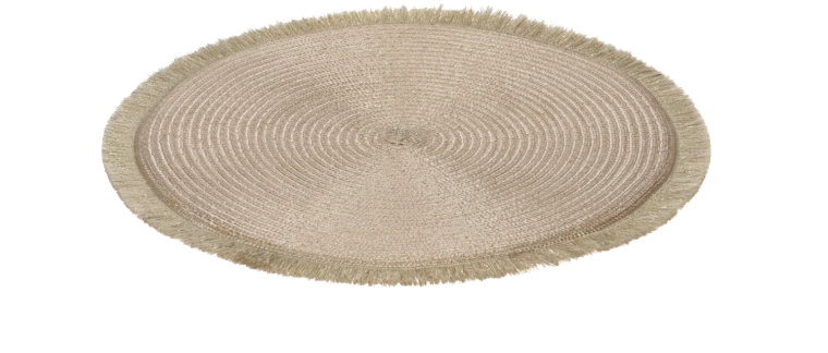 Guld rund bordskåner 35 cm