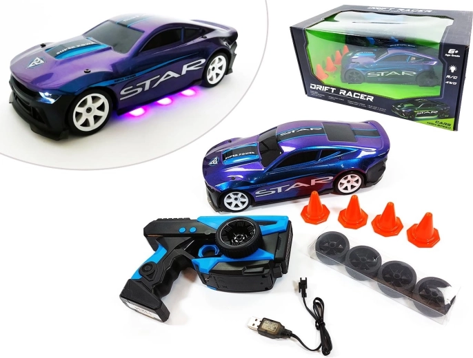 R/C-driftbil 4WD, 2,4 GHz