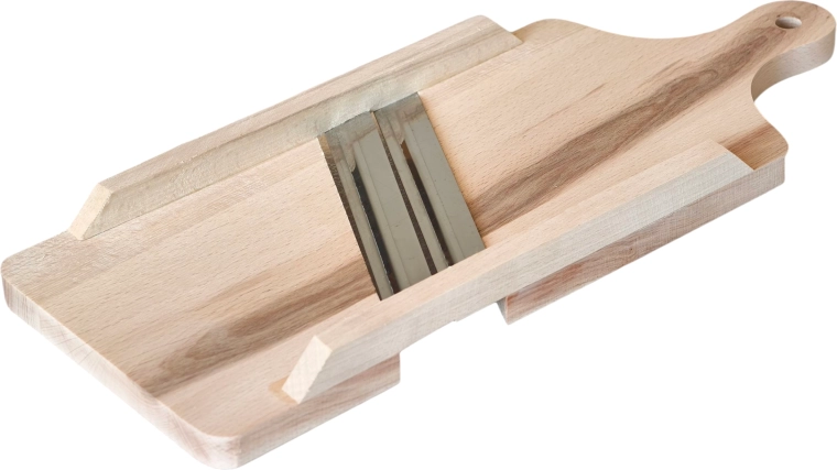 Træskraller til kål 41 × 16 cm med to knive