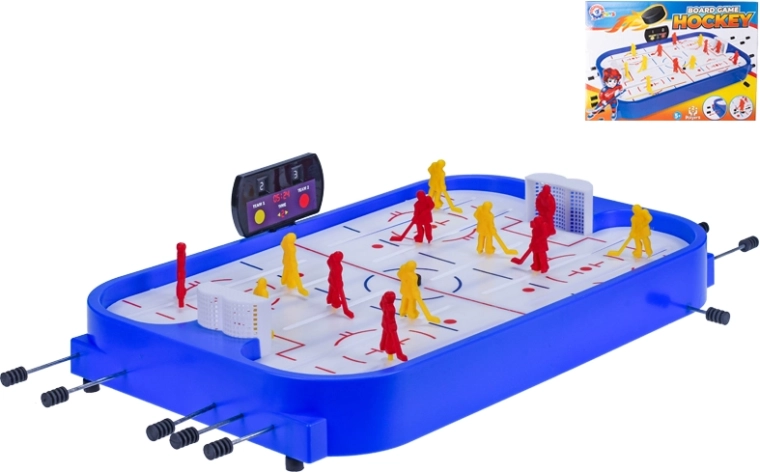 Bordhockey med stænger og scoretavle 53 × 37,5 cm