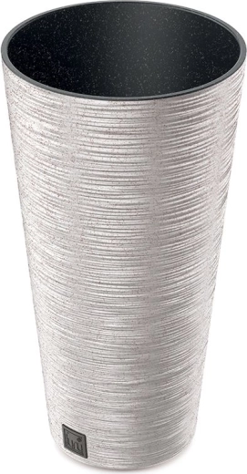 Furu Slim Eco Wood urtepotte med indsats 25 cm – hvid