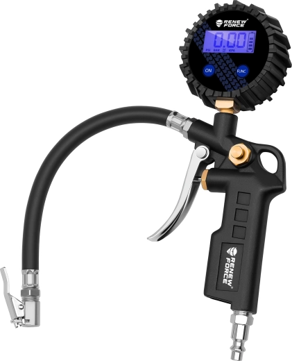 Renew Force digital dækoppustningspistol med manometer bw-e02