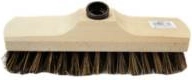 Skrubbebørste af bøgetræ med naturlige bassinefibre 23 cm