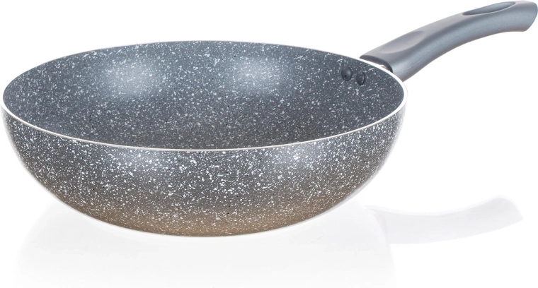 Wokpande 28 cm med nonstick-belægning CUISINO Granite Grey