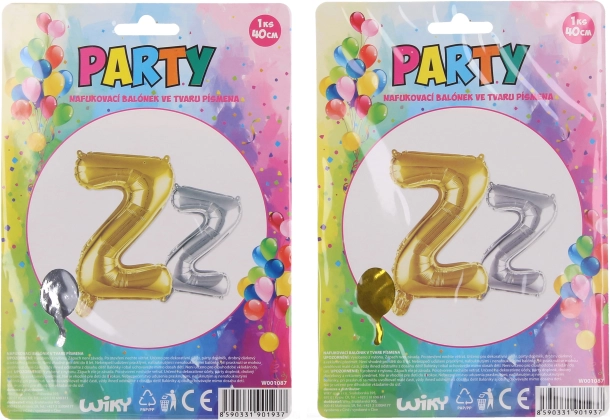 Ballon formet som bogstavet Z