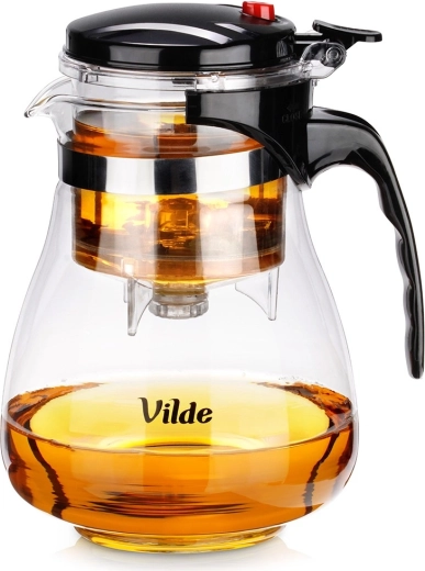 Glaskande med udløser-teinfuser 1,65 l