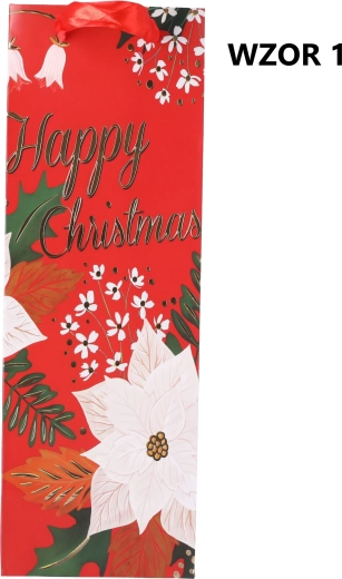 Julegavepose 35x12x10 cm Mix af mønstre