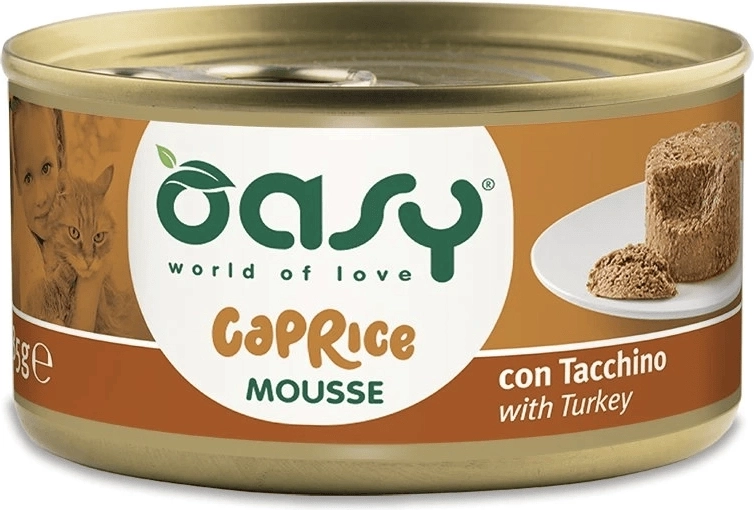 Oasy Caprice mousse med kalkunkød 85 g