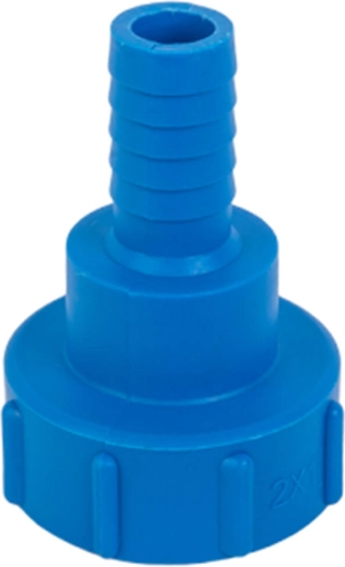 Adapter IBC S60×6 med 1" slangestuds