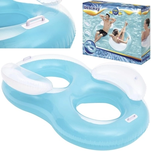 Oppustelig dobbelt pool-luftmadras Bestway