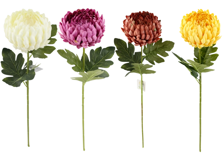 Kunstig krysantemum-gren 66 cm