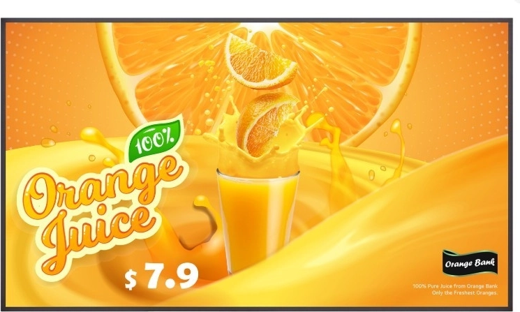 storformatsmonitor 43" UHD 500 cd/m² til drift 24/7