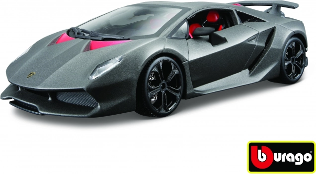 Model Lamborghini Sesto Elemento 1:24 Metallisk Grå