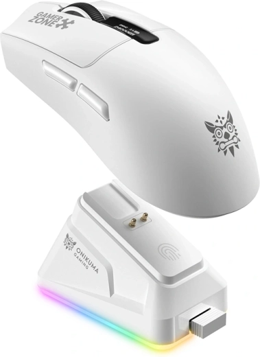 Trådløs gamingmus ONIKUMA DM10 hvid
