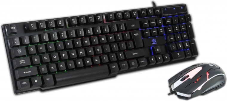 Spil-tastatur og mus med kabel REBELTEC OPPRESSOR
