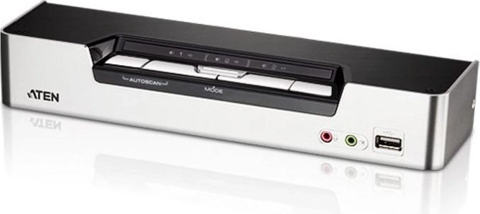 4-port HDMI USB 2.0 KVMP-switch med lyd