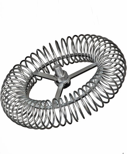 Skorstensrosette rund 160 mm M12 i stål