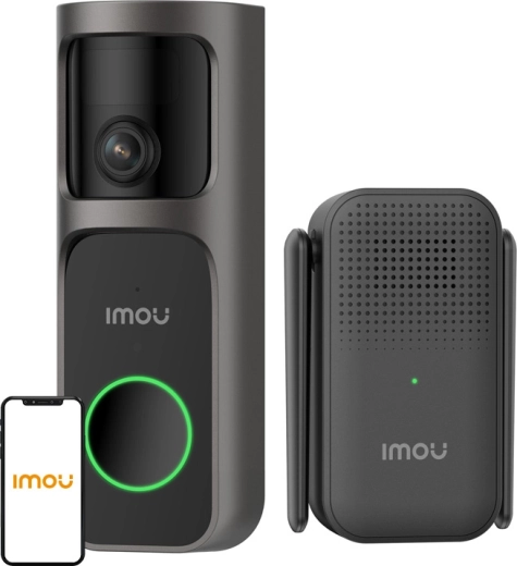 Imou trådløs videodørklokke Doorbell 3 Kit (med modtager)
