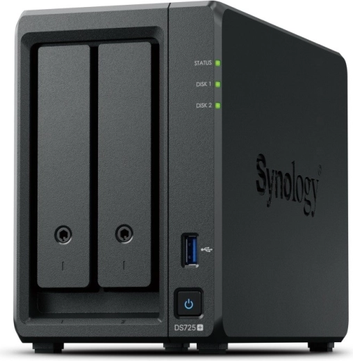 Synology DiskStation DS725+ NAS-server med 2 diskpladser
