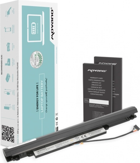 Movano-batteri til Lenovo IdeaPad 110-14IBR / 110-15IBR (L15S3A02) 2200 mAh 24 Wh