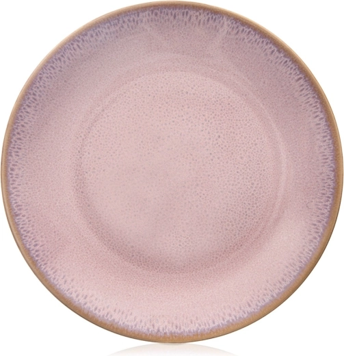 Rosa keramisk desserttallerken GLAZE 20,5 cm