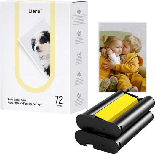 Liene PixCut fotopapir 4x6, 72 ark
