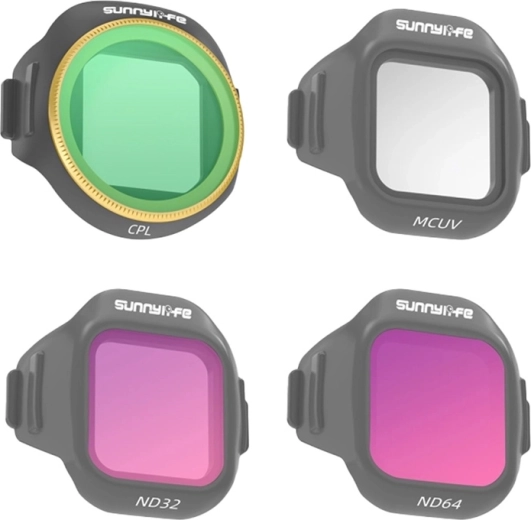 Sæt filtre SUNNYLIFE MCUV, CPL, ND32 og ND64 til DJI MINI 5 Pro