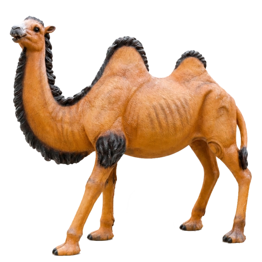 Dekorationsfigur af en kamel til julekrybbe 106 cm