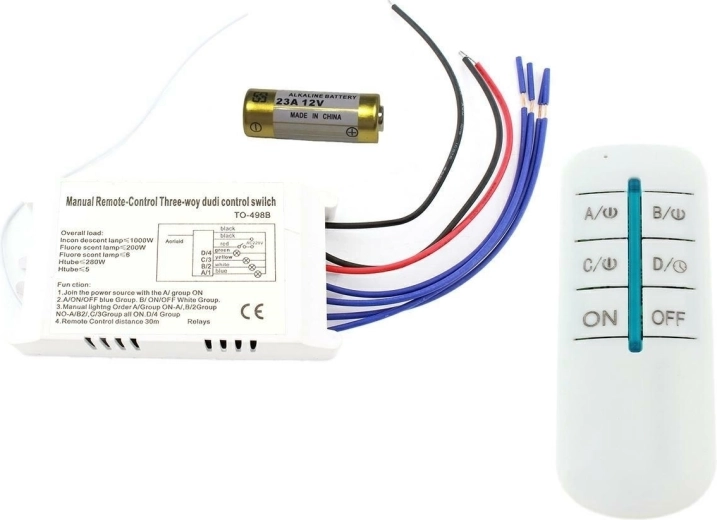 AG132B TIL/FRA TIL/FRA 230V 4 KANALER