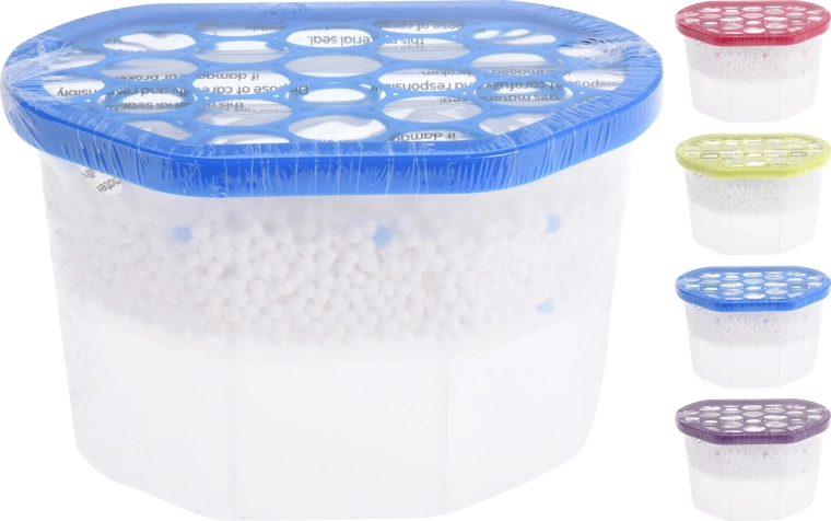 Fugtighedsabsorber 230 g med duft, mix af farver