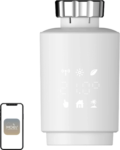 Moes TV02 ZigBee termostatisk radiatorventil med LCD-display